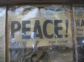 August 14th, 1945 Peace! Newspaper