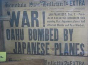December 7th, 1941 WAR! Newspaper