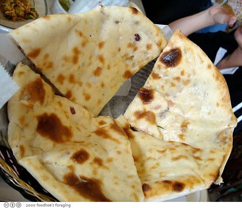 doner kebab in naan. Naan bread that was filled