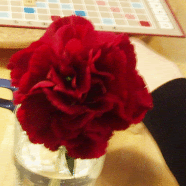 When bright flowers bloom/Parchment crumbles, my words fade/The pen has dropped ...