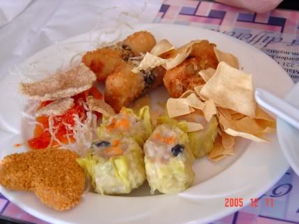 Some snacks - Siew Mai, Keropok, etc