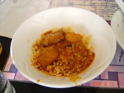 Rice with Chicken Curry