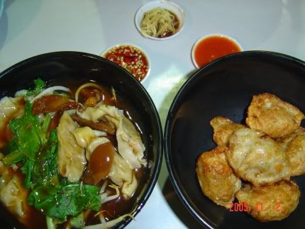 Fried Dumpling and Handmade Mee at Lau Pa Sat
