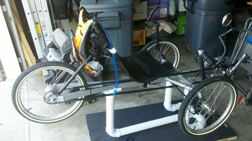 recumbent trike repair stand