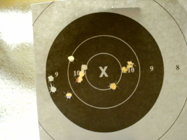 target practice bullseye. Here is a 25 yrd target that
