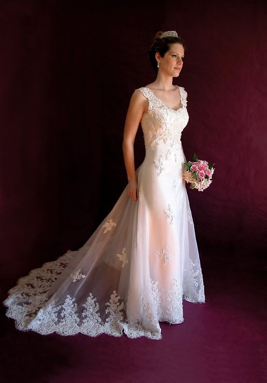 Outstanding and Glamorous Wedding Dress by Angelina