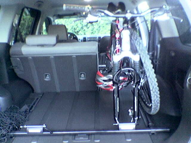 Nissan yakima interior bike rack #6