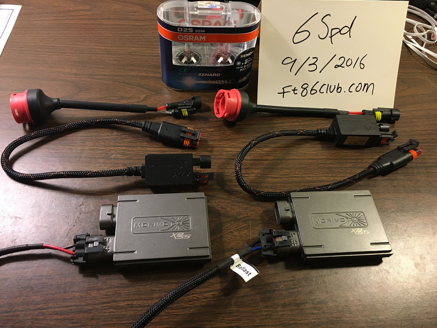 FSHID Kit [Morimoto XB55 Ballasts][Osram D2S Bulbs] Toyota GR86, 86