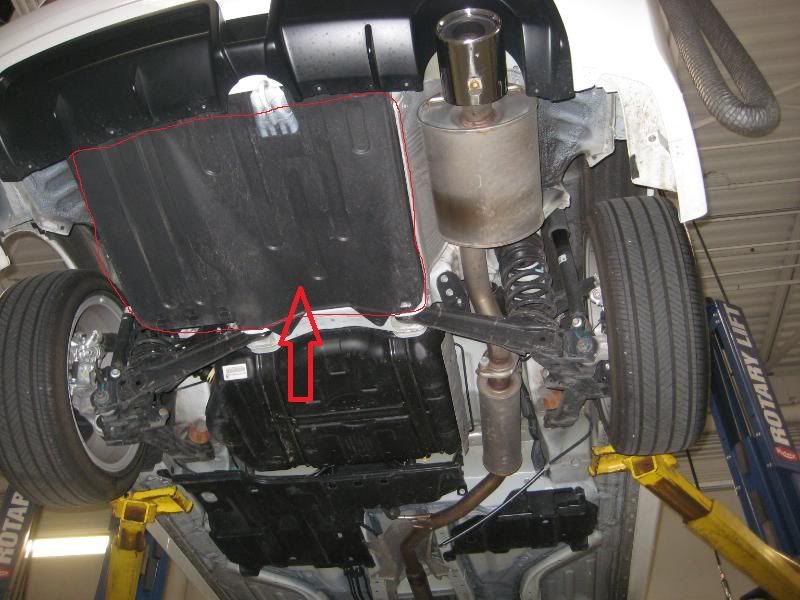 Plastic shield under honda civic #4