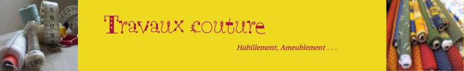 Travaux couture