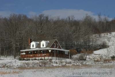 House in the snow