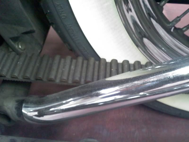 drive belt rubbing ???? Harley Davidson Forums
