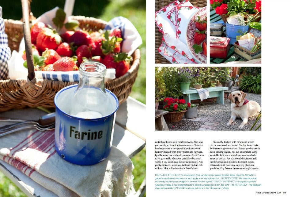 FRENCH COUNTRY STYLE Magazine Features FrenchGardenHouse French
