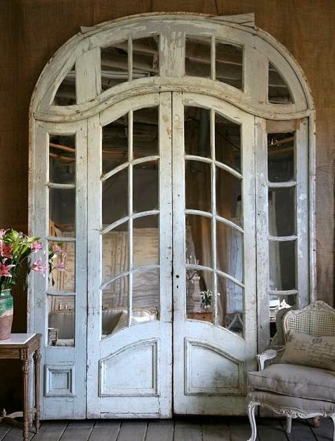 French doors between rooms