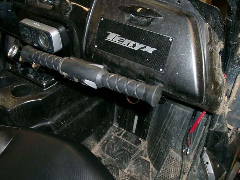 Custom RZR grab handle Kawasaki Teryx Forum