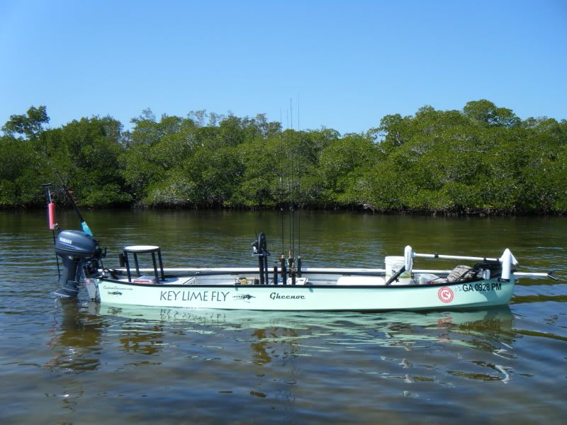 SOLD/EXPIRED Key Lime Fly Custom Gheenoe NMZ for Sale MANY PICS