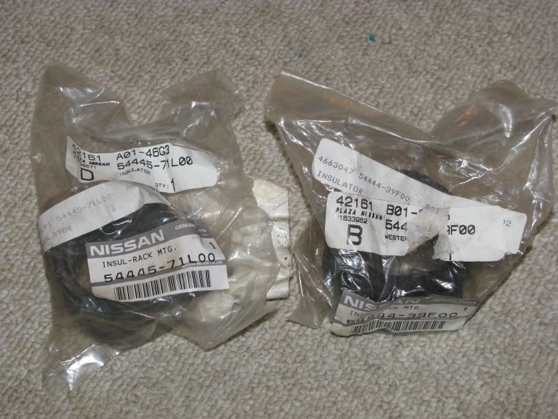 steering rack insulators