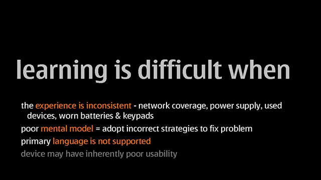 Learning is difficult when