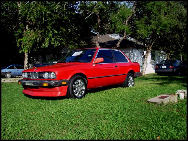 1985 325E bmw red #3