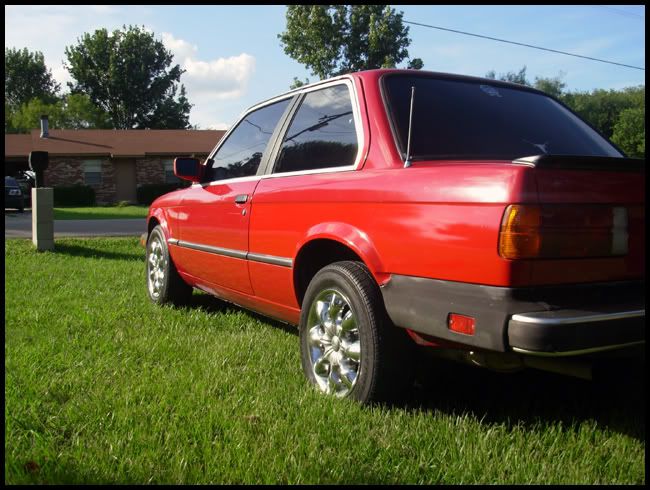 1985 325E bmw red #2
