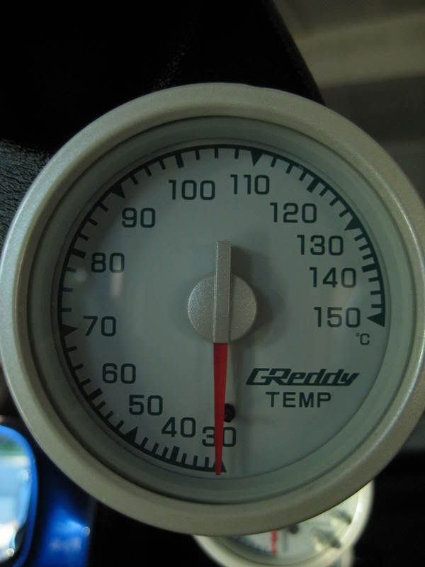 FS Greddy 60mm electronic Boost, Temp, EGT Gauges and triple apillar