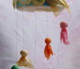 Waldorf-inspired Silk Mobile for Baby