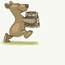walking bear.gif Pictures, Images and Photos