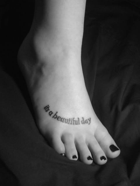 Foot Tattoos Hip Forums