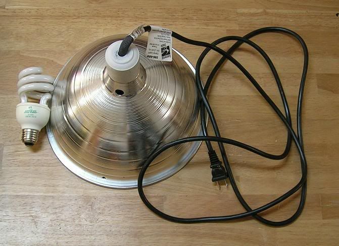 Dome light and CFL with UV.