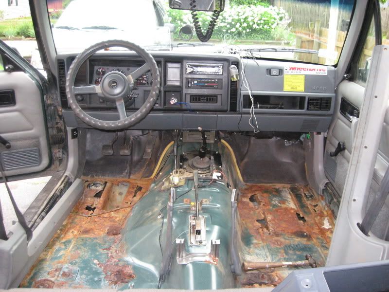 my floors or lack there of... Jeep Enthusiast Forums