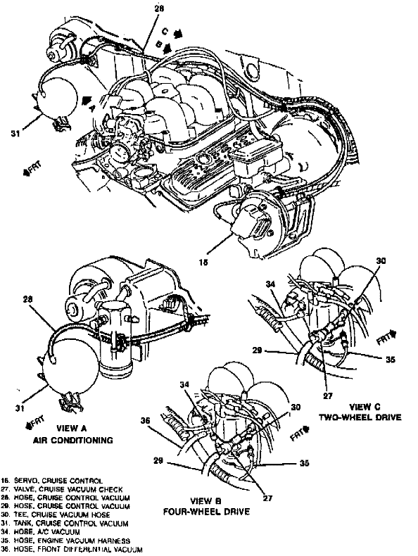 1998 chevy s10 4x4 actuator