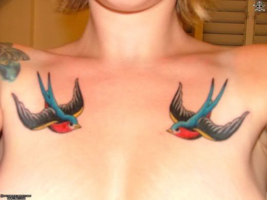Sparrow Bird Tattoo