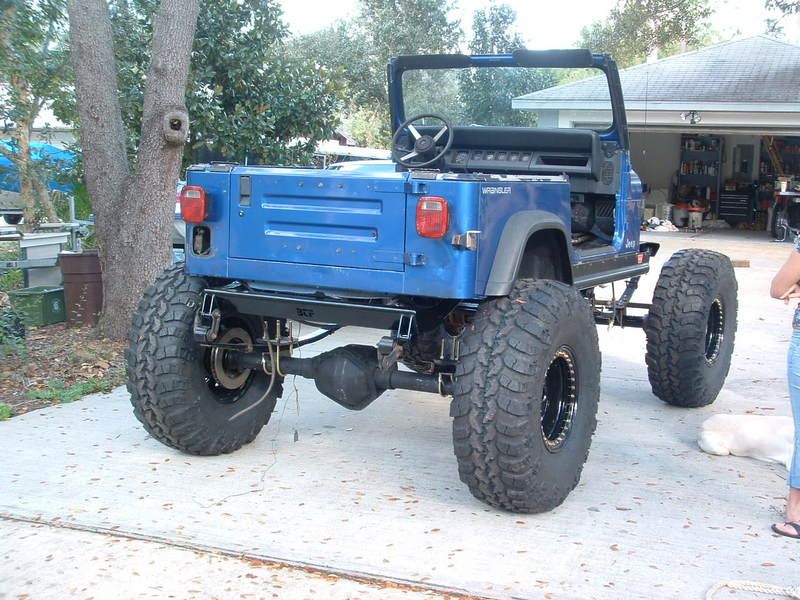 BTF YJ rear axle relocating bumper Pirate 4x4