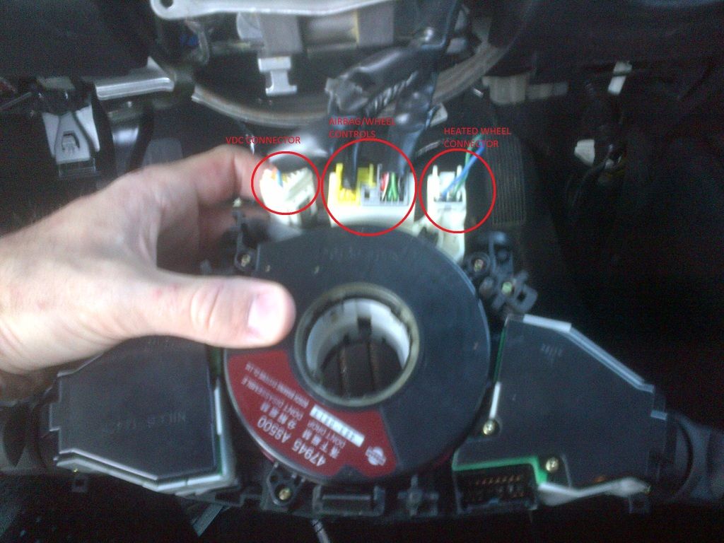 Heated steering wheel COMPLETED+WORKING!!!! Nissan Murano Forum