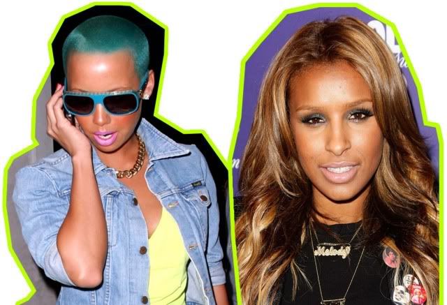 amber rose with hair pics. like Amber Rose with her