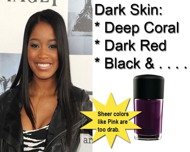 PERFECT MATCH: Nail Colors For Your Skin Tone. Keke Palmer