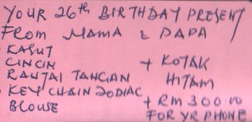 from mom n dad