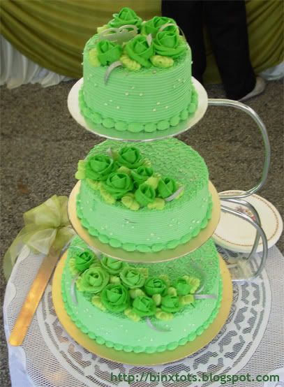 the cake