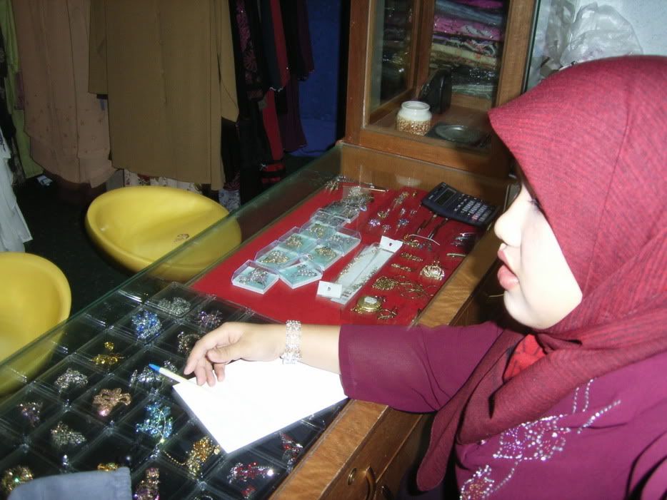 with customer