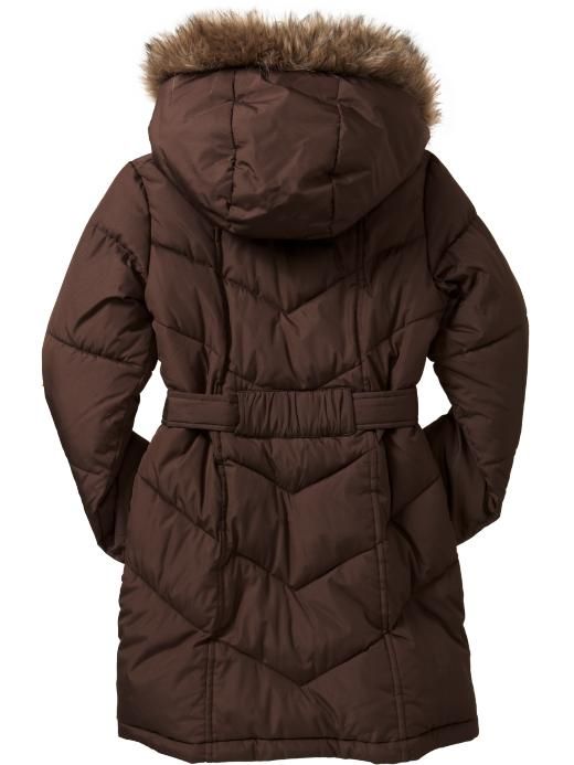 OLD NAVY GIRL LONG PUFFER WINTER COAT JACKET XS,S 5/6/7 eBay