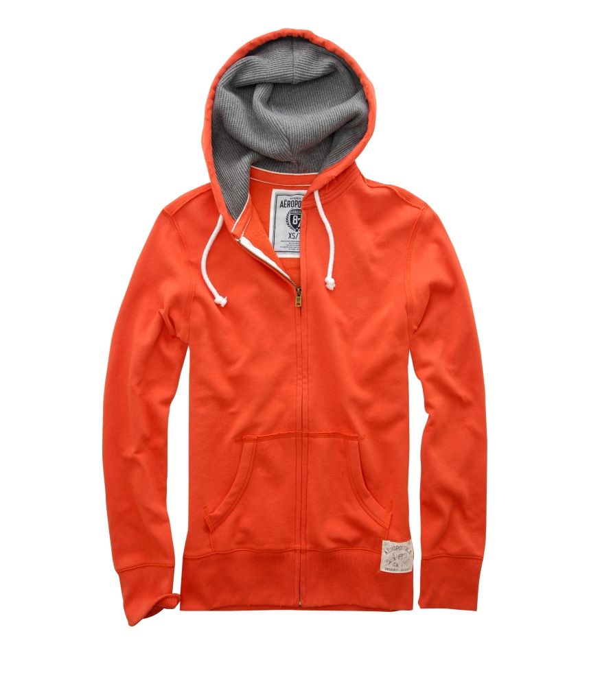 orange aeropostale hoodie