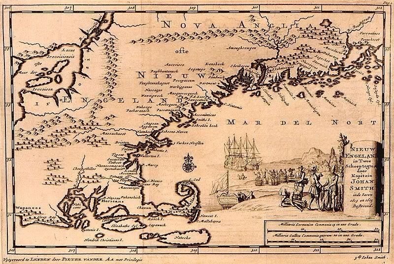 New England Map of 1707