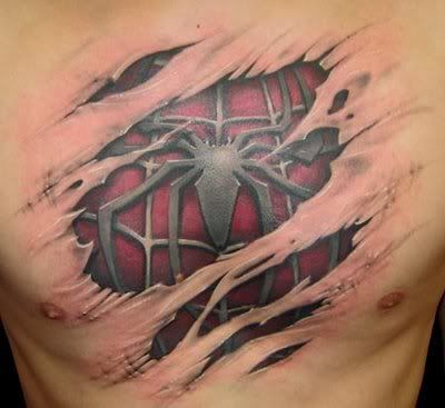 ripping skin tattoo. I have the ripped skin and