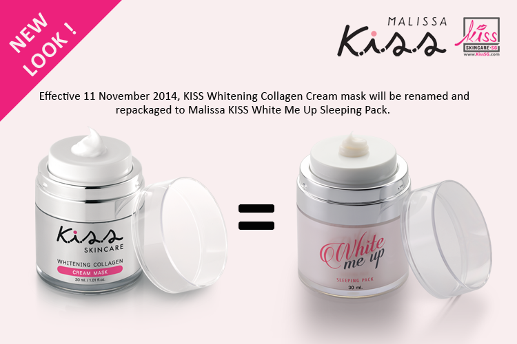 KISS Skincare SG – Malissa KISS White Me Up Sleeping Pack (30ml)