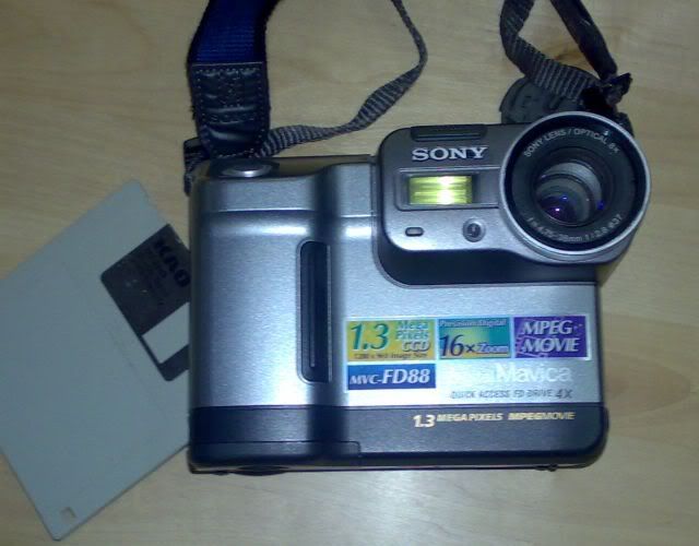 Sony Floppy Disk Camera
