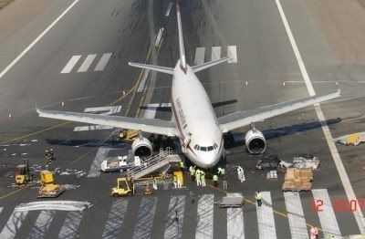 Accident at Dubai Airport