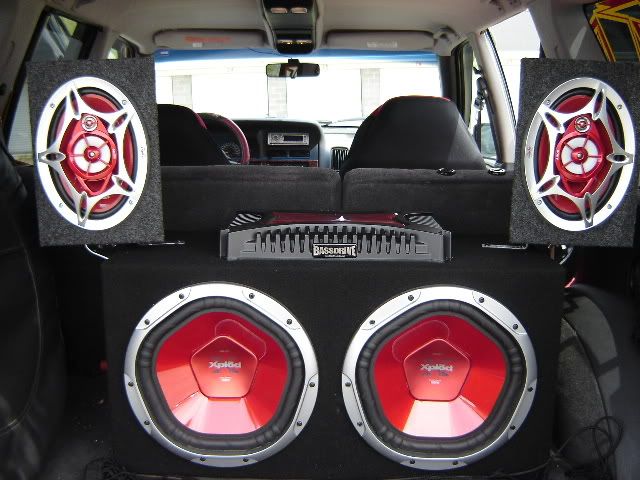 Huge Car Sub Woofers and Speakers