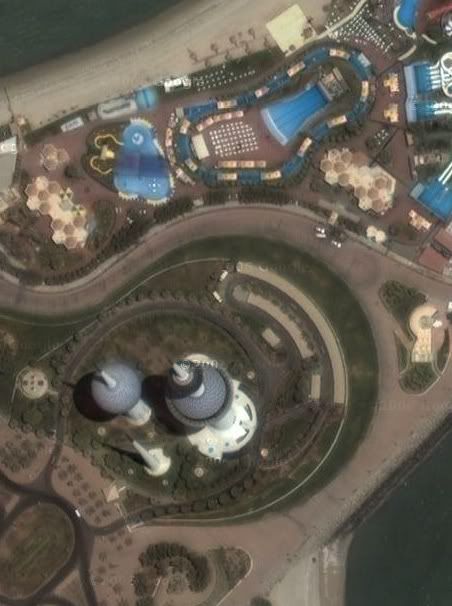 Kuwait Towers Top View