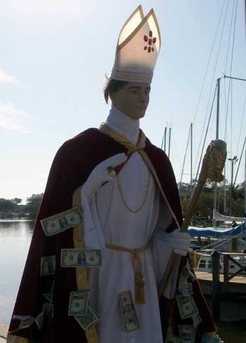 image of San Gennaro, patron Saint of Naples, Italy