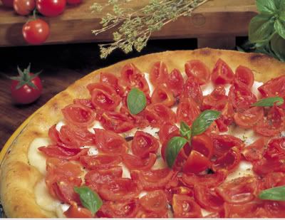 Pizza al Pomodoro, Sicliano, a recipe in Italian